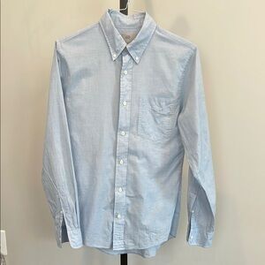 Jack Spade New York Classic Blue Button-Down Shirt, Size Medium